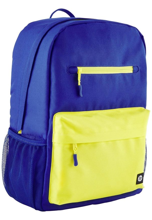 Plecak HP Campus 7J596AA niebieski. Kolor: niebieski. Materiał: materiał. Wzór: paski. Styl: casual, elegancki