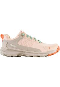 OBOZ - Buty turystyczne damskie Oboz Katabatic Low B-Dry. Kolor: różowy, wielokolorowy, pomarańczowy. Sport: turystyka piesza #1