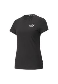 Koszulka fitens damska Puma ESS+ Embroidery Tee. Kolor: czarny. Sport: fitness #1