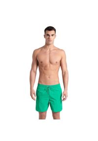 Szorty plażowe męskie Arena Premium Solid Boxer. Kolor: zielony #1