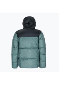 columbia - Kurtka puchowa męska Columbia Puffect Hooded. Kolor: niebieski. Materiał: puch