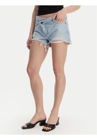 Guess Jeans Szorty jeansowe W6GDZ8 D6364 Niebieski Regular Fit. Kolor: niebieski. Materiał: bawełna #1