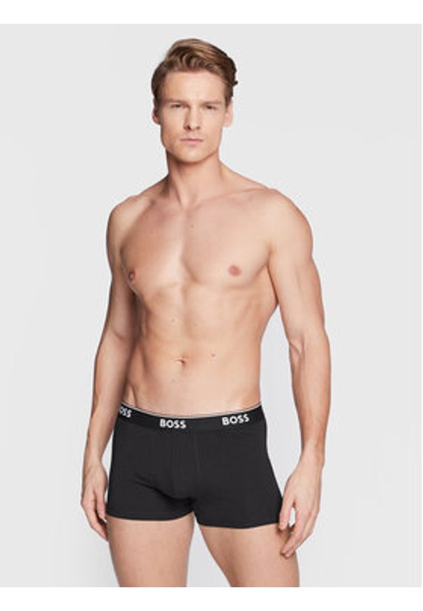 BOSS Komplet bokserek Power 50475274 Czarny. Kolor: czarny. Materiał: bawełna