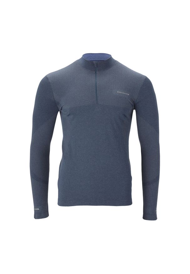 ENDURANCE - Koszulka treningowa Jaro Seamless L/S. Okazja: na co dzień. Kolor: niebieski. Styl: casual