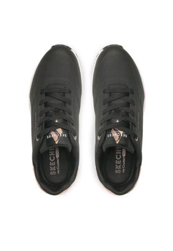 skechers - Skechers Sneakersy Uno Golden Air 177094 Czarny. Kolor: czarny. Materiał: skóra