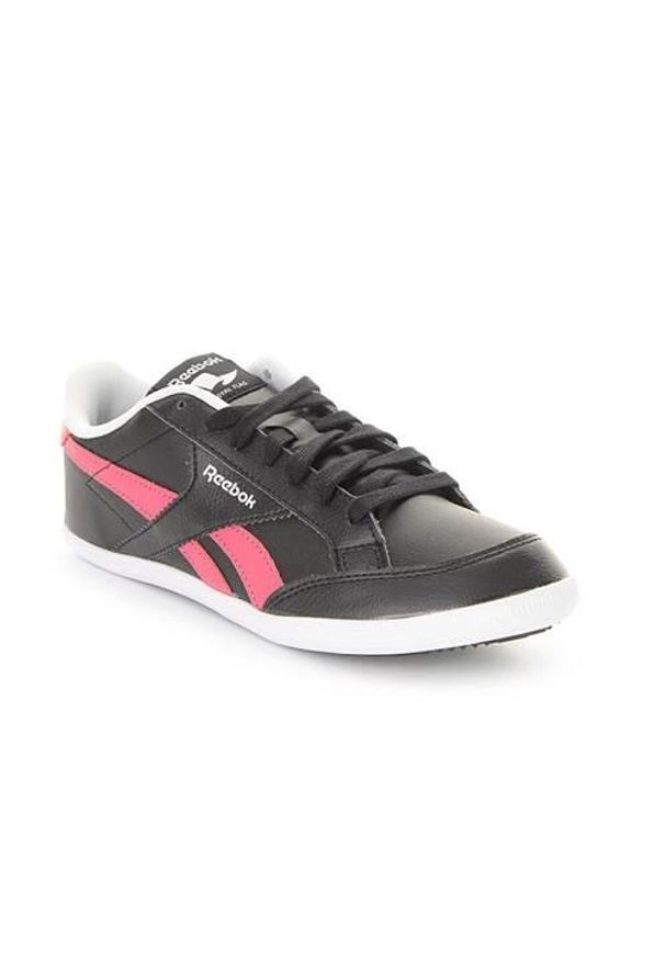 Buty do chodzenia damskie Reebok Royal Transport. Zapięcie: sznurówki. Kolor: wielokolorowy, czarny. Materiał: materiał, syntetyk, tkanina. Szerokość cholewki: normalna. Model: Reebok Royal. Sport: turystyka piesza