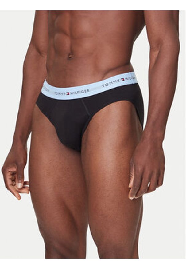 TOMMY HILFIGER - Tommy Hilfiger Komplet slipów UM0UM03471 Czarny. Kolor: czarny. Materiał: bawełna