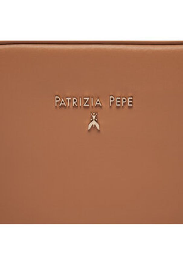 Patrizia Pepe Torebka 8B0136/L061-B685 Beżowy. Kolor: beżowy. Materiał: skórzane