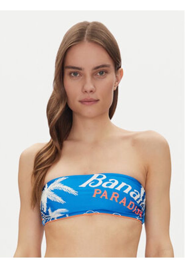Maaji Góra od bikini Tropical Paradise Bandee PT2864SBA004 Niebieski. Kolor: niebieski. Materiał: syntetyk