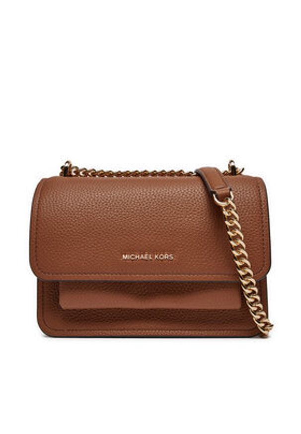 MICHAEL Michael Kors Torebka Claire 32T4GC7C1T Brązowy. Kolor: brązowy. Materiał: skórzane