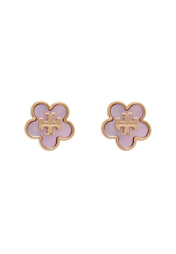 Kolczyki Tory Burch. Kolor: różowy