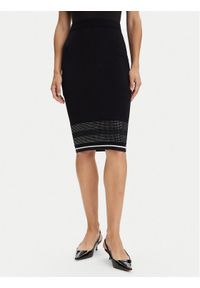 Liu Jo Sport Spódnica ołówkowa TF5211 MS49I Czarny Regular Fit. Kolor: czarny. Materiał: wiskoza. Styl: sportowy #1