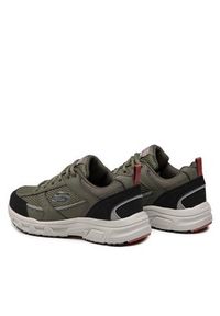 skechers - Skechers Sneakersy Verketta 51898/OLBK Khaki. Kolor: brązowy. Materiał: materiał