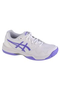 Asics - Buty do tenisa damskie, ASICS Gel-Dedicate 7 Clay. Kolor: biały. Sport: tenis #1