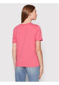 Pieces T-Shirt Ria 17086970 Różowy Regular Fit. Kolor: różowy. Materiał: bawełna #3