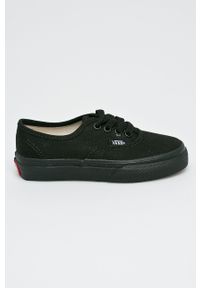 Vans - Tenisówki dziecięce. Nosek buta: okrągły. Zapięcie: sznurówki. Kolor: czarny. Materiał: guma #1