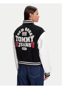 Tommy Jeans Kurtka bomber Varsity DW0DW21628 Czarny Regular Fit. Kolor: czarny. Materiał: syntetyk #5