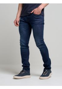 Big-Star - Spodnie jeans męskie Terry Slim 557. Stan: obniżony. Kolor: niebieski #1
