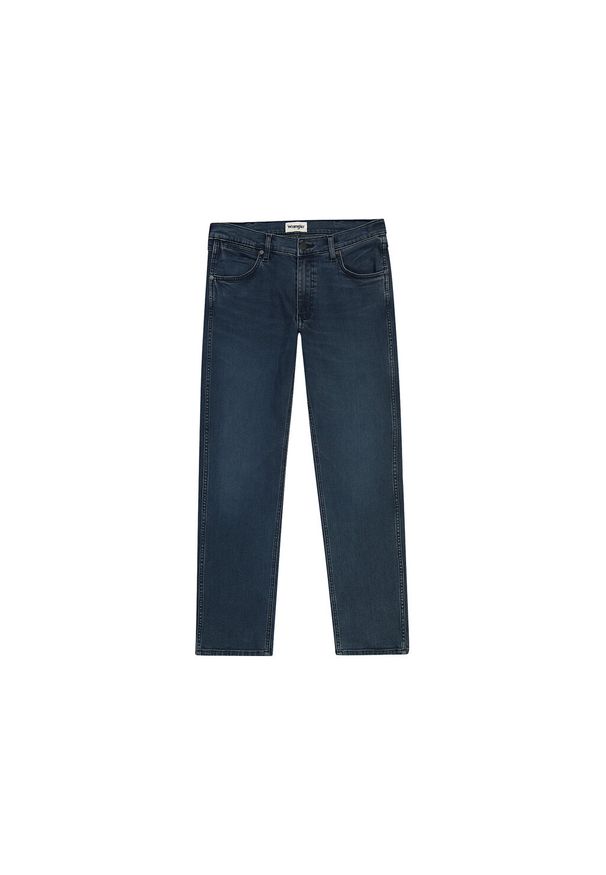 Wrangler - WRANGLER GREENSBORO MĘSKIE SPODNIE JEANSOWE JEANSY DŻINSY STORMY WASH 112357413 W15Q017437