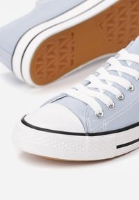 Renee - Jasnoniebieskie Trampki Lakelet. Okazja: na co dzień. Wysokość cholewki: przed kostkę. Kolor: niebieski. Materiał: guma, jeans, materiał. Szerokość cholewki: normalna. Styl: klasyczny, casual #3