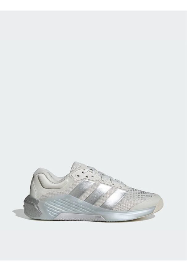 Adidas - adidas Buty na siłownię Dropset 4 Training Shoes KJ6603 Beżowy. Kolor: beżowy. Materiał: materiał. Sport: fitness