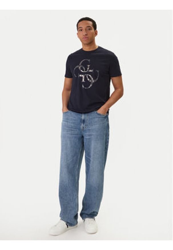 Guess Jeansy M6RA0P D0618 Niebieski Baggy Fit. Kolor: niebieski