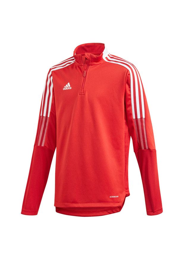 Adidas - Bluza piłkarska dla dzieci adidas Tiro 21 Training Top Youth. Kolor: czerwony. Sport: piłka nożna