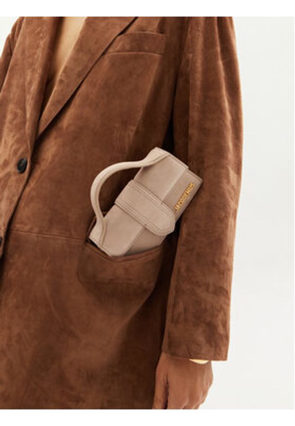 JACQUEMUS Torebka Le Bambino 213BA006-3066 Beżowy. Kolor: beżowy. Materiał: skórzane