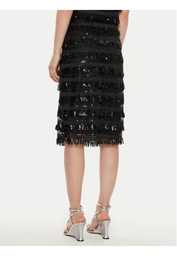 JOOP! Spódnica midi 30044815 Czarny Regular Fit. Kolor: czarny. Materiał: syntetyk