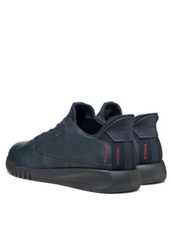 Geox Sneakersy U Aerantis Plus U56MUA 00085 C4002 Granatowy. Kolor: niebieski. Materiał: skóra