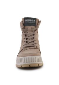 Buty Palladium Pallashock Hi Snk Stucco W 98357-223-M beżowy. Zapięcie: sznurówki. Kolor: beżowy. Materiał: nubuk, poliester, materiał, guma, skóra. Szerokość cholewki: normalna #5