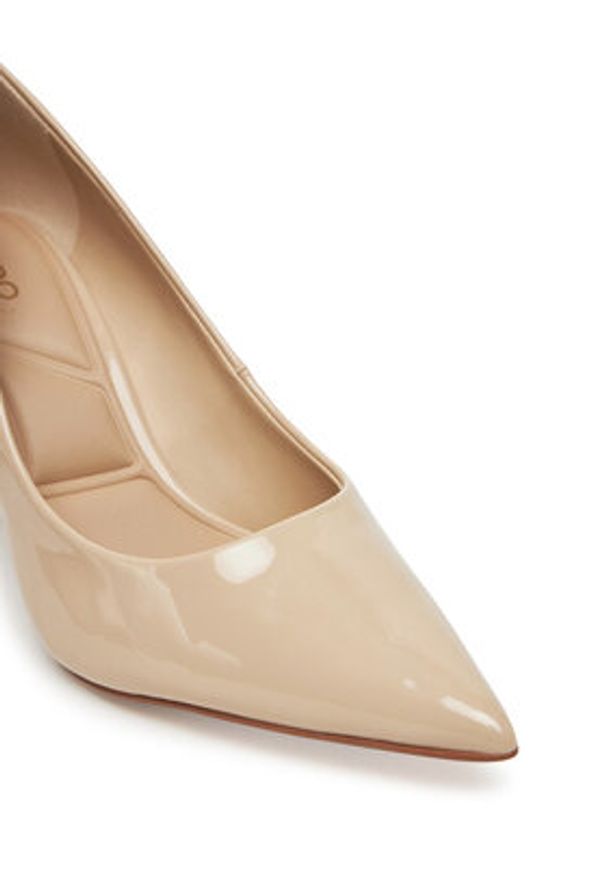 Aldo Szpilki Kaitie 13922233 Beżowy. Kolor: beżowy. Materiał: skóra. Obcas: na szpilce