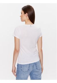 BOSS - Boss T-Shirt 50484646 Biały Slim Fit. Kolor: biały. Materiał: bawełna