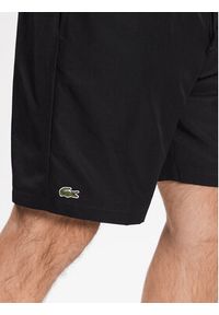 Lacoste Szorty tenisowe GH353T Czarny Regular Fit. Kolor: czarny. Materiał: syntetyk #4