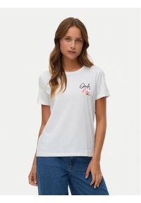 Vero Moda T-Shirt Ikami 10340181 Biały Regular Fit. Kolor: biały. Materiał: bawełna #1