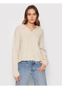 Sweter Levi's®. Kolor: beżowy. Materiał: wełna #1