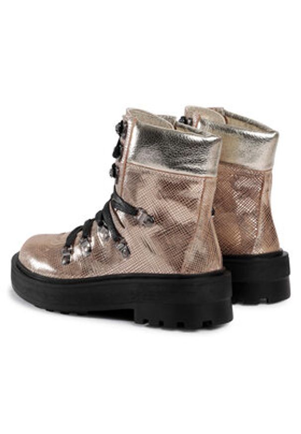 Sergio Bardi Trzewiki SB-68-10-000909 Złoty. Kolor: złoty. Materiał: skóra