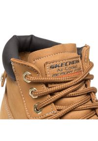 skechers - Skechers Trapery Verdict 4442/WTG Brązowy. Kolor: brązowy. Materiał: nubuk, skóra #4