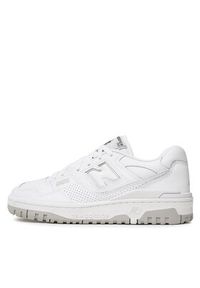 New Balance Sneakersy BB550PB1 Biały. Kolor: biały. Materiał: skóra