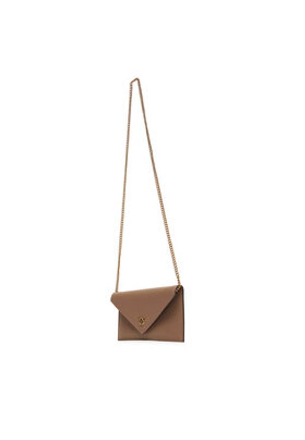 Pinko - PINKO Torebka Flat Purse Mini AI 25-26 PCPL 105347 A0F1 Brązowy. Kolor: brązowy. Materiał: skórzane