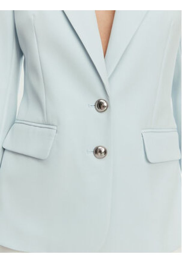 Guess Marynarka W5GN59 WH9Y2 Niebieski Regular Fit. Kolor: niebieski. Materiał: syntetyk