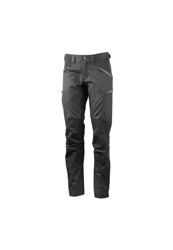 LUNDHAGS - Spodnie damskie LundHags. Kolor: szary, wielokolorowy, brązowy, zielony. Sezon: lato. Sport: turystyka piesza