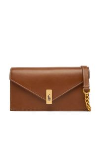 Polo Ralph Lauren Torebka 427961946003 Brązowy. Kolor: brązowy. Materiał: skórzane
