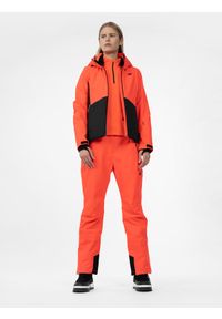 4f - Kurtka narciarska 4FPRO membrana DERMIZAX® 20 000 damska. Kolor: czerwony. Materiał: materiał, poliester, mesh. Technologia: Dermizax. Sezon: zima. Sport: narciarstwo #2