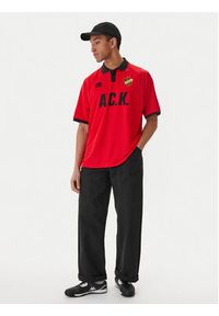 Kappa Koszulka techniczna Authentic Sloan 331Z4PW Czerwony Comfort Fit. Kolor: czerwony. Materiał: syntetyk #5