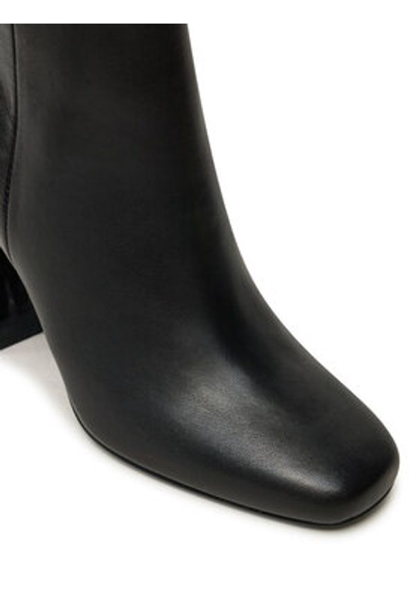 Karl Lagerfeld - KARL LAGERFELD Botki KL33150 Czarny. Kolor: czarny. Materiał: skóra