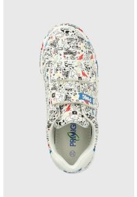 Primigi sneakersy dziecięce. Nosek buta: okrągły. Zapięcie: rzepy. Materiał: skóra, guma #4
