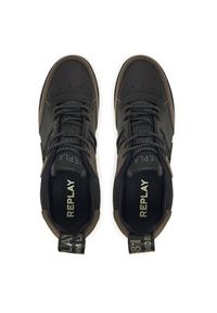 Replay - REPLAY Sneakersy Field M GMS1P .000.C0064L Czarny. Kolor: czarny. Materiał: skóra #4