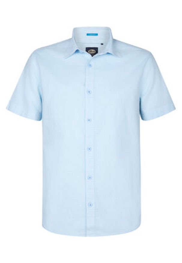 Petrol Industries Koszula M-1050-SIS414 Błękitny Regular Fit. Kolor: niebieski. Materiał: bawełna