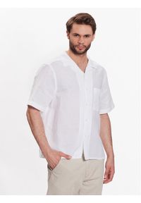 Calvin Klein Koszula K10K109521 Biały Regular Fit. Kolor: biały. Materiał: bawełna